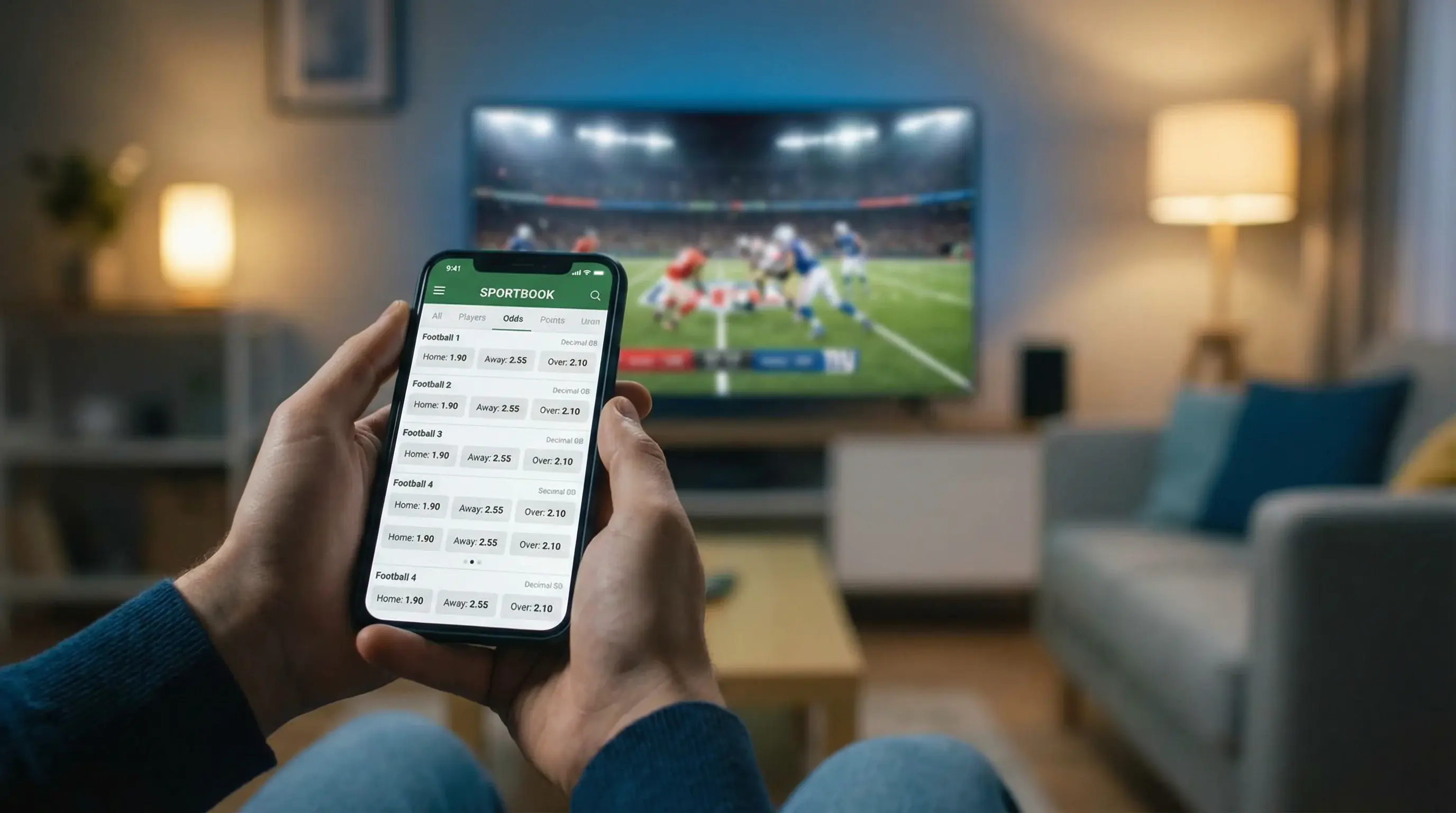 NFL-vetomuotojen vertailu: moneyline ja tasoitusveto kenttänäkymässä